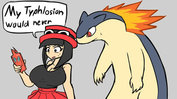 [MrDirtandGrime] Typhlosion X Delta (@deltarisque's OC) (Pokemon) cover