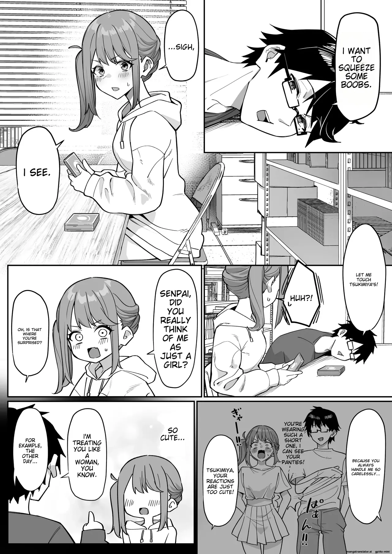 Kouhai to Ichaicha suru Hanashi page 2 full