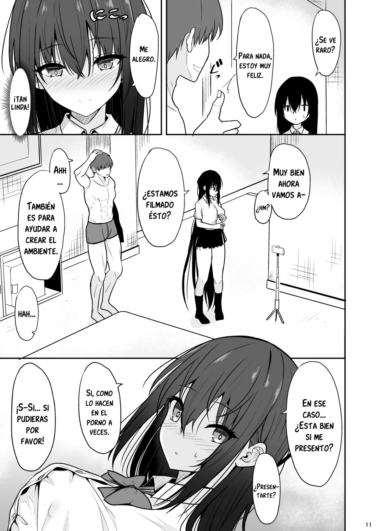 Otonashii Kanojo ga AV Satsuei Gokko de Nakadashi ga Daisuki na Dosukebe ni Naru made | Hasta que mi Tímida Novia se Convierta en una Pervertida Fanática de los Creampies Mientras Hacemos videos Porno page 10 full