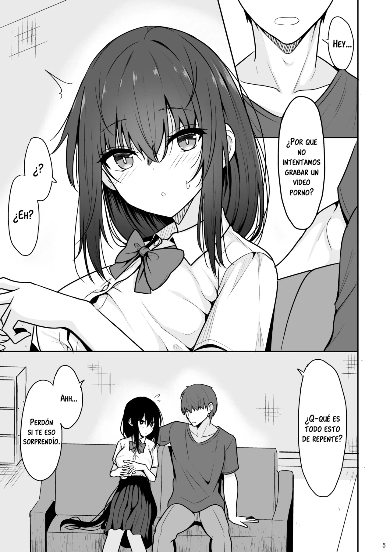 Otonashii Kanojo ga AV Satsuei Gokko de Nakadashi ga Daisuki na Dosukebe ni Naru made | Hasta que mi Tímida Novia se Convierta en una Pervertida Fanática de los Creampies Mientras Hacemos videos Porno page 4 full