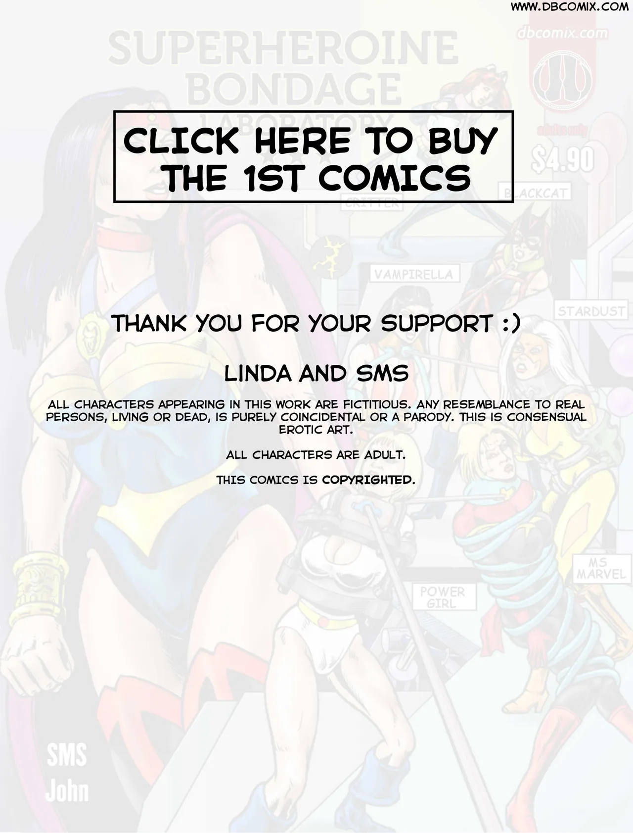 Superheroine bondage Laboratory issue 02 page 12 full