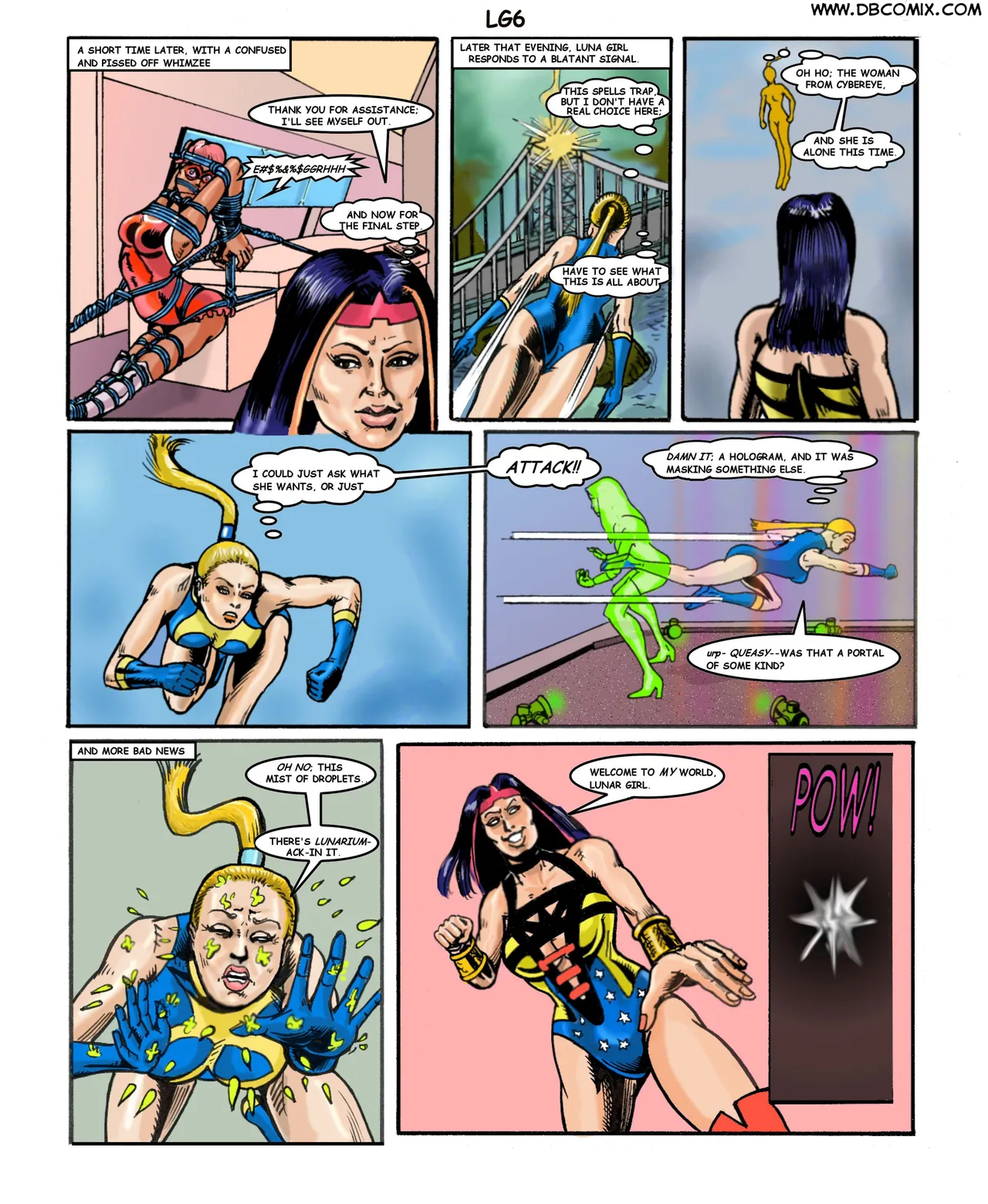 Superheroine bondage Laboratory issue 02 page 7 full