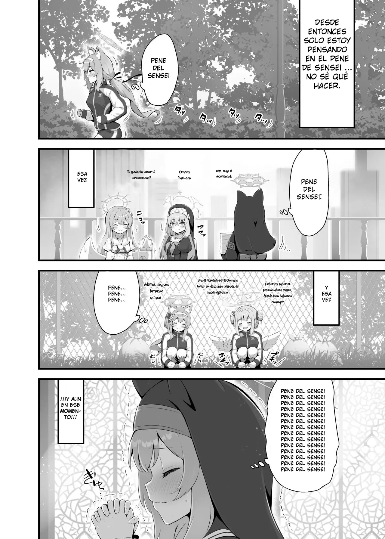 Mari ga Sensei no Gorippa-sama o Ukkari Mite Shimatta Kekka...!｜¡Esto es lo que pasa cuando Mari descubre a sensei...! page 4 full