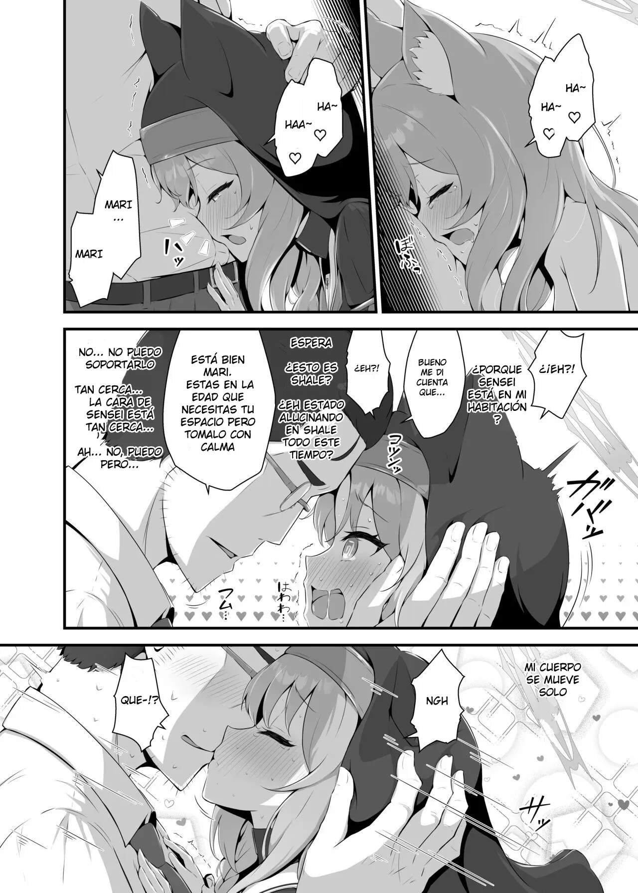 Mari ga Sensei no Gorippa-sama o Ukkari Mite Shimatta Kekka...!｜¡Esto es lo que pasa cuando Mari descubre a sensei...! page 8 full