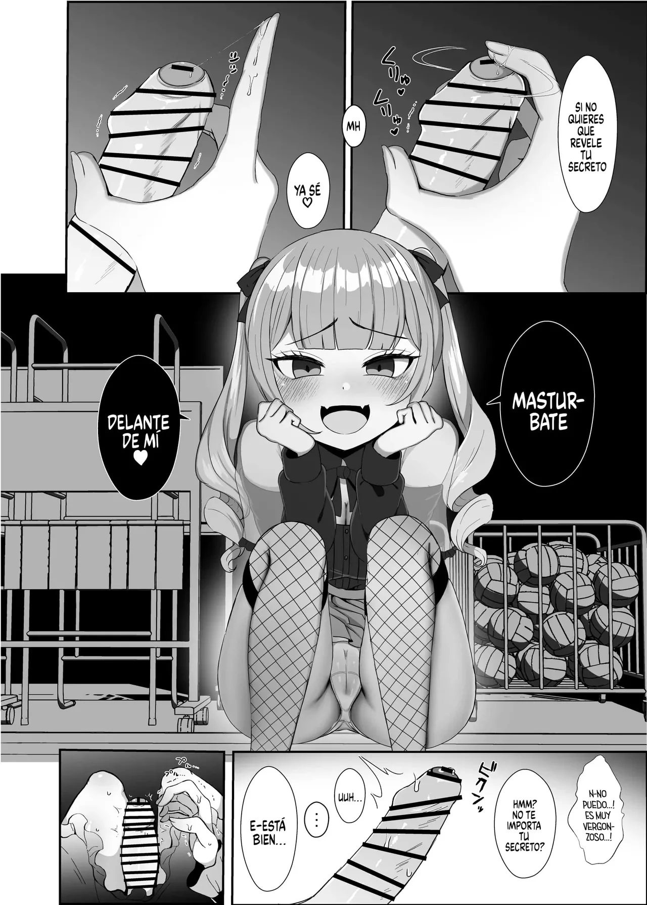 Futanari Lolita vs Jiraikei Mesugaki 〜Kiyowa na Futanari Joshi wo Odoshita hazu ga Gyaku ni Okasare chatta!〜｜Lolita Futanari vs Chica Malcriada 〜¡Creí Haber Intimidado a una Tímida Futanari, pero Terminó Violándome!〜 page 11 full