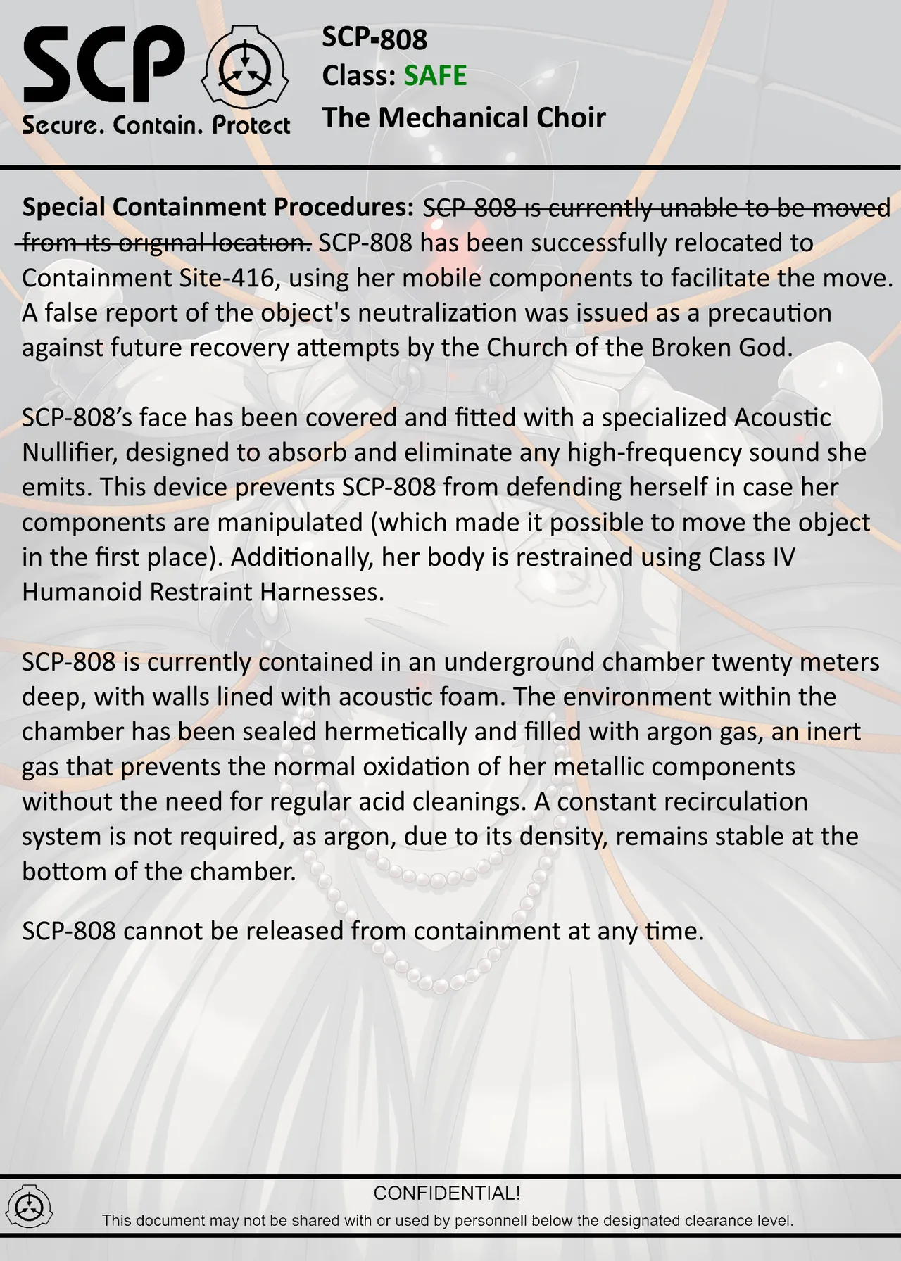 SCP-808 The Mechanical Choir page 7 full