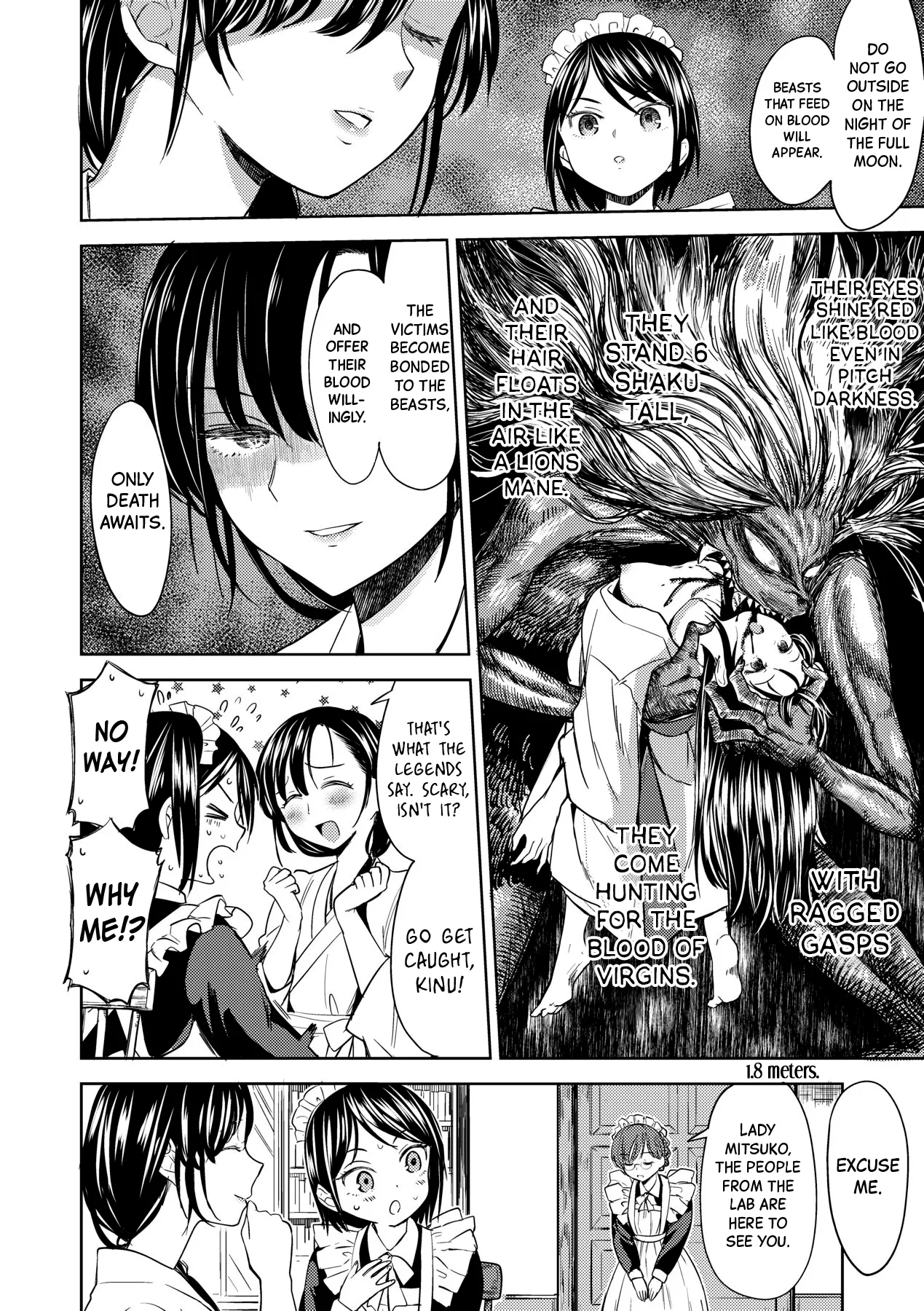 Mochizuki Ketsueki Kenkyuujo no Musume | The Girl from the Mochizuki Blood Science Lab Ch.1-4 + Bonus page 8 full