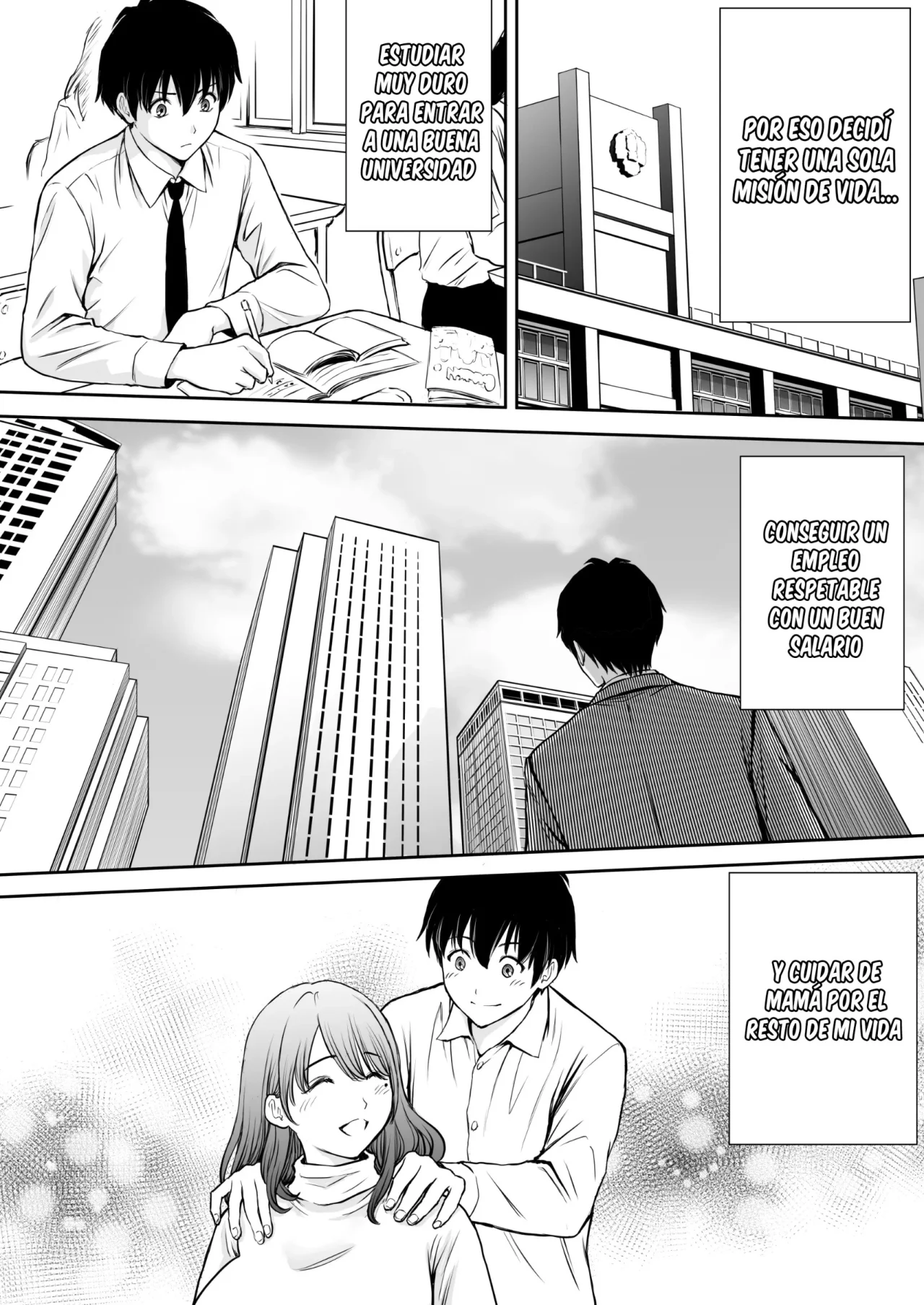 Boku no Kaa-chan ga Hikikomori NEET Debu Aniki no Seishori Onaho ni Natteita Hanashi | Mi Madre Fue Robada por Mi Hermano Gordo Hikikomori page 12 full