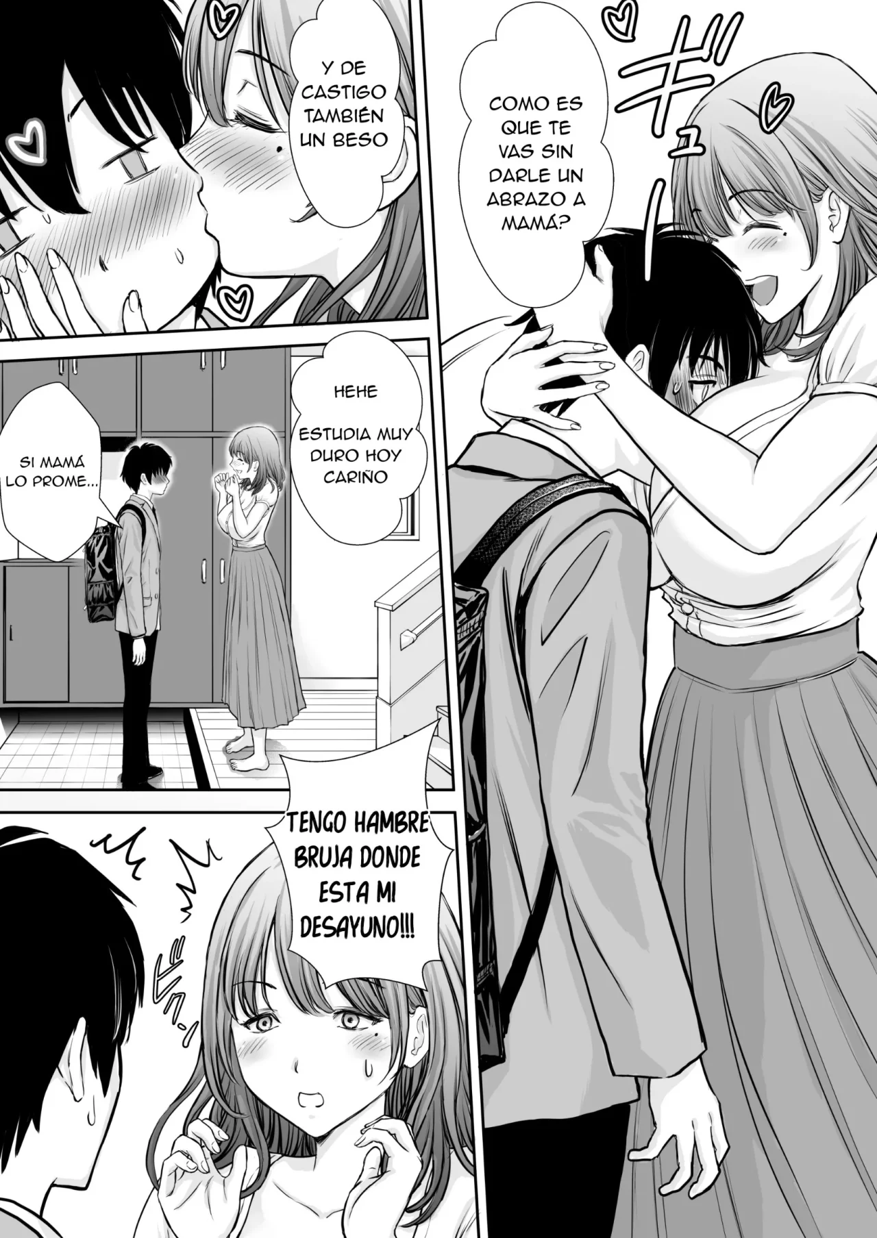 Boku no Kaa-chan ga Hikikomori NEET Debu Aniki no Seishori Onaho ni Natteita Hanashi | Mi Madre Fue Robada por Mi Hermano Gordo Hikikomori page 8 full
