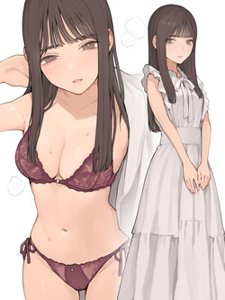 清楚ワンピースの下に