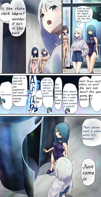 A girl came for regular maintenance on her love doll cover