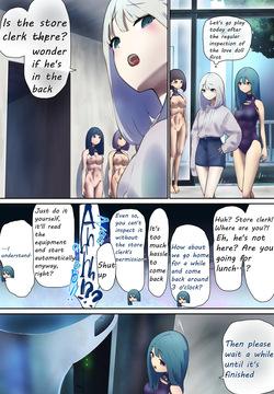 A girl came for regular maintenance on her love doll