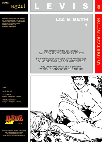 [Bédé Adult 1] Georges Levis - Liz et Beth #1 cover