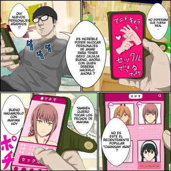 [Banana Style] Anime Chara to Seckle Dekiru Appli ''Makima Hen''｜La App con la que Puedes Cogerte a Personajes de Anime ~El Caso de Makima~ (Chainsaw Man) [Spanish] [Darkss 153] cover