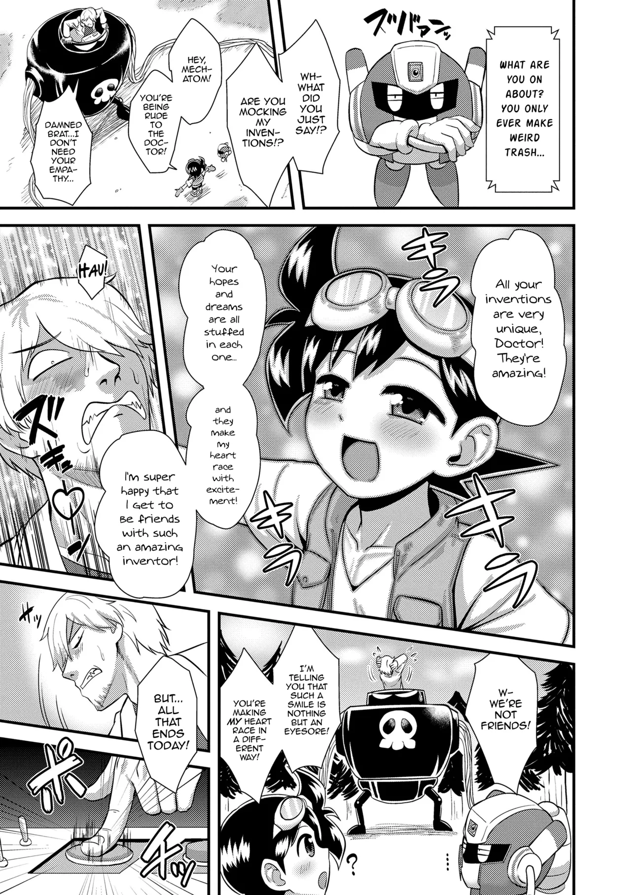 Hatsumei Shounen Touma! ~Tetsuda Hakase no Gyakushuu Heni~ page 4 full