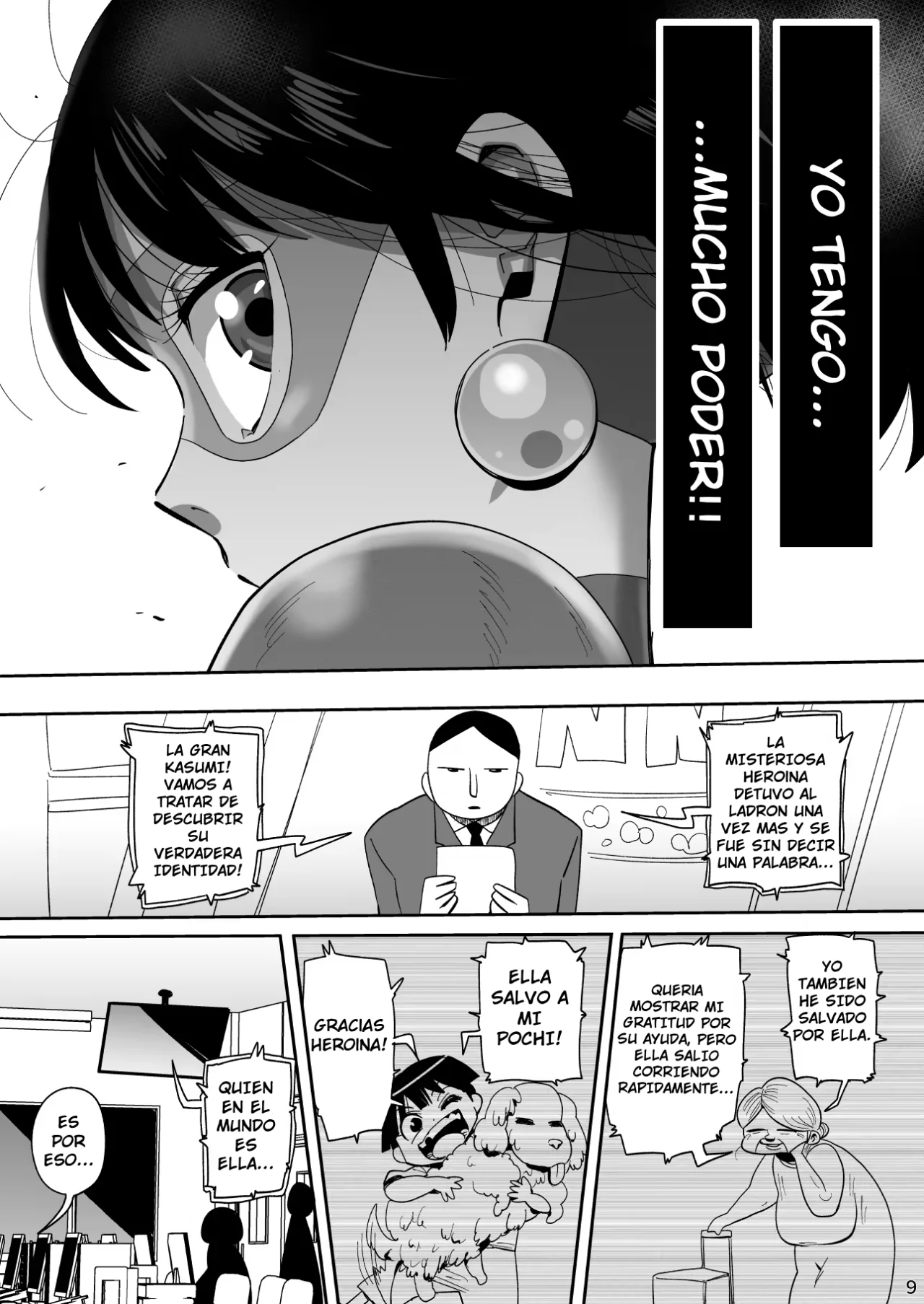 Kyonyuu Hitozuma Onaho Heroine Greatest Kasumi | La Esposa Tetona que Todos Usan como Masturbador es una Súper Heroína׃ La Gran Kasumi page 8 full