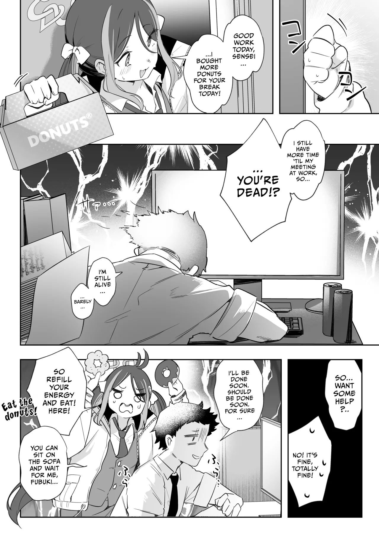 Usobuki to Donuts o Motte | Hidden feelings and donuts page 11 full