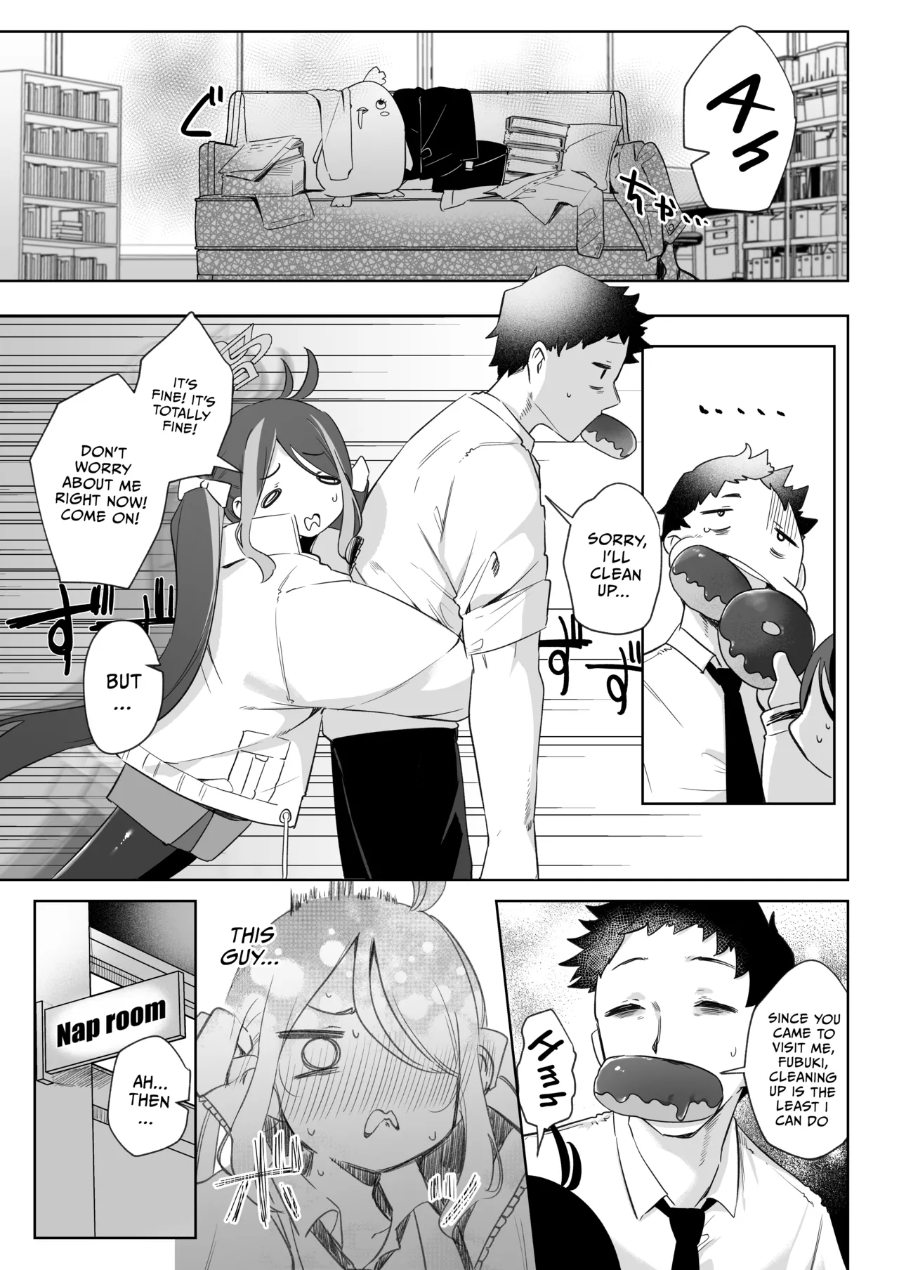 Usobuki to Donuts o Motte | Hidden feelings and donuts page 12 full