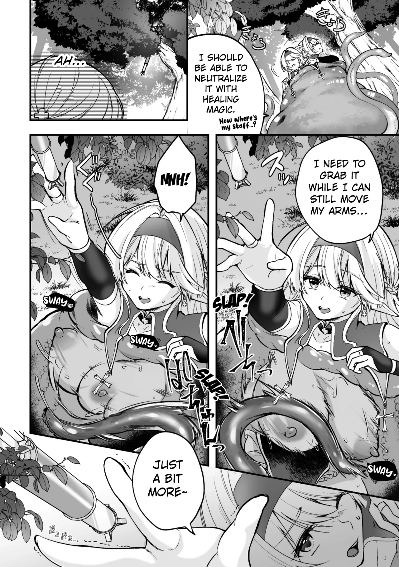 Fate of an Elf  2D Comic Magazine Maibotsu Hameochi Zecchou Heroine Ingoku nite Kahanshin o Hoshoku Sareru Otome-tachi Vol. 2 page 10 full