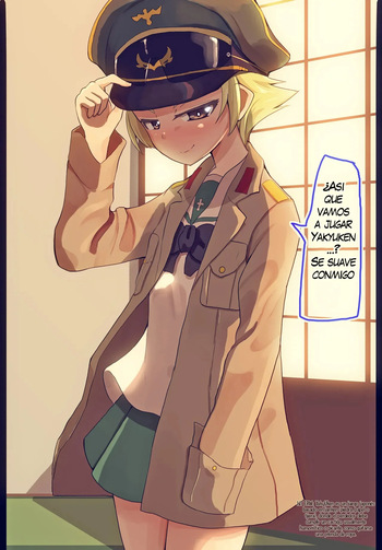 [Jinguu] Erwin-san to Yakyuuken Shite Mita｜Probé Jugar Yakyuken con Erwin (Girls und Panzer) [Spanish] [Erwin Pry] cover
