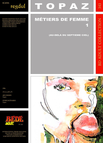 [Bédé Adult 343] Topaz [= Lubrix / Marine de Sailly] - Métiers de femmes #1 : Au-delà du septieme ciel cover