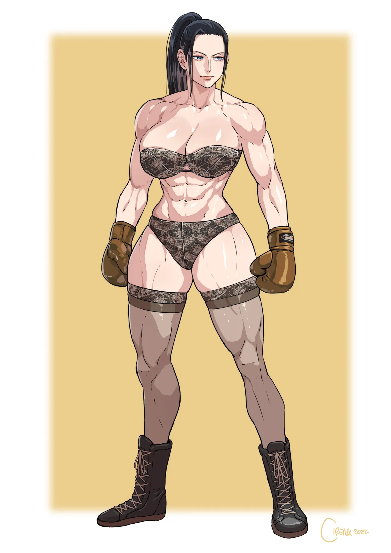 Nico Robin VS Black Maria page 1 full