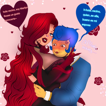 Artist:bloody_melodyy (ocs) Marilyn rose cover