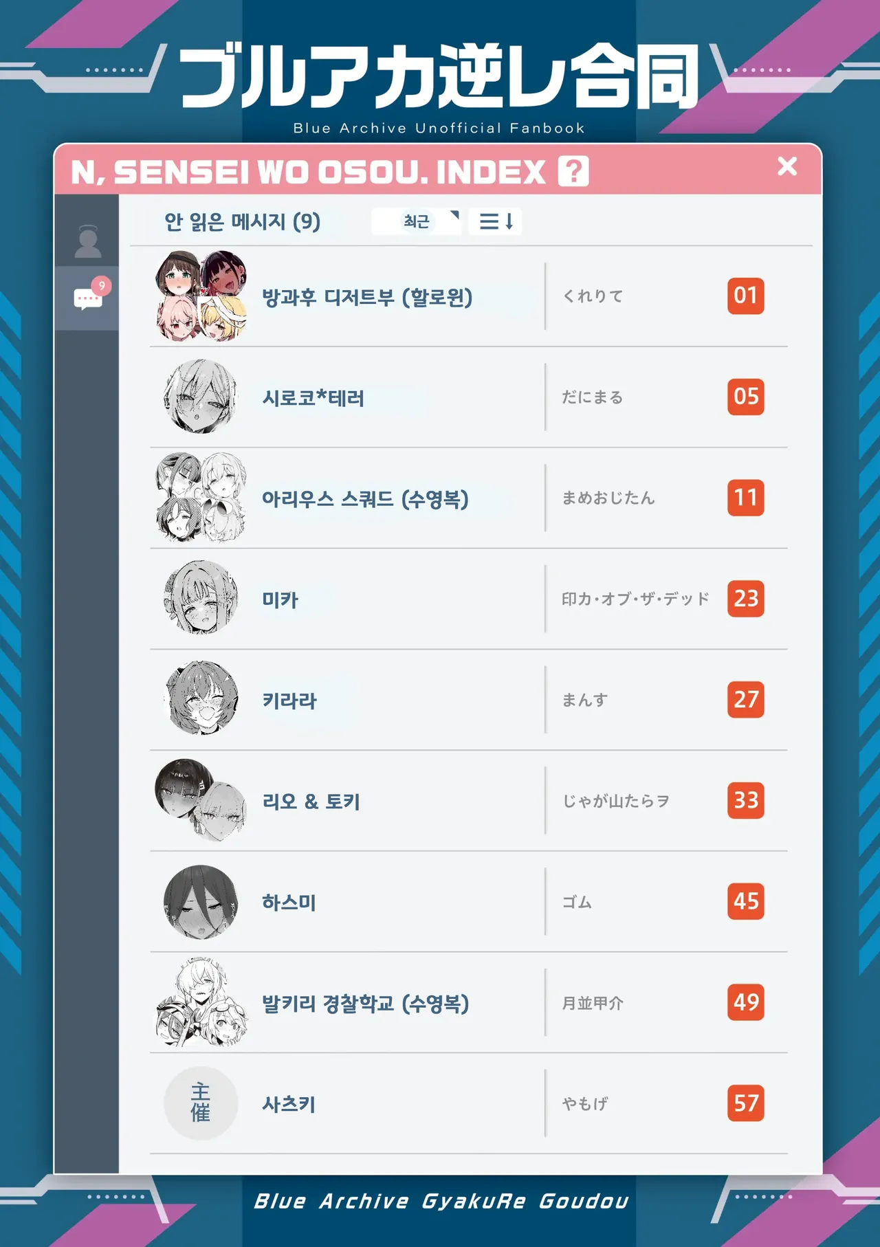 BluArch Gyaku Re Goudou "N, Sensei wo Osou." | 블루아카이브 합동지 「응, 선생님을 습격한다.」 page 2 full