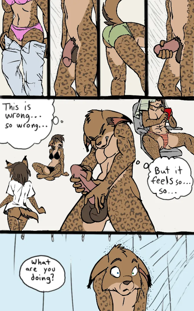 black kitten - Mornings -color page 4 full