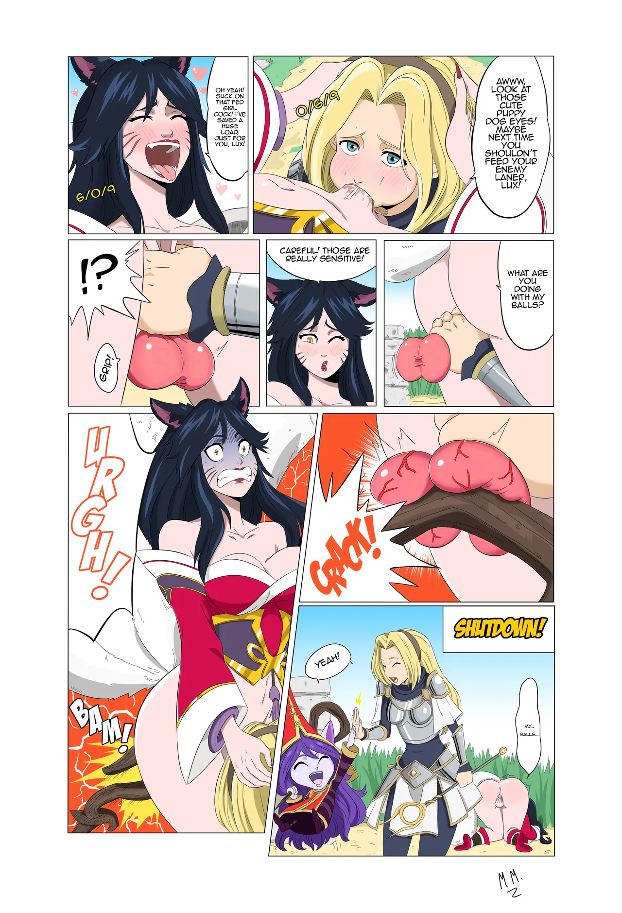 All of MonkeeMan's FUTA BallBusting Comics page 3 full