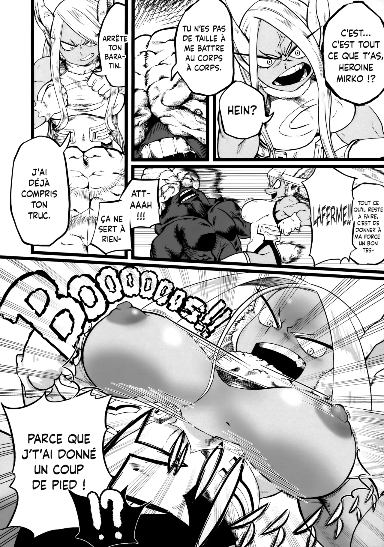 Mirko vs Chinpo Nounashi | Mirko vs Nomu Bite page 3 full