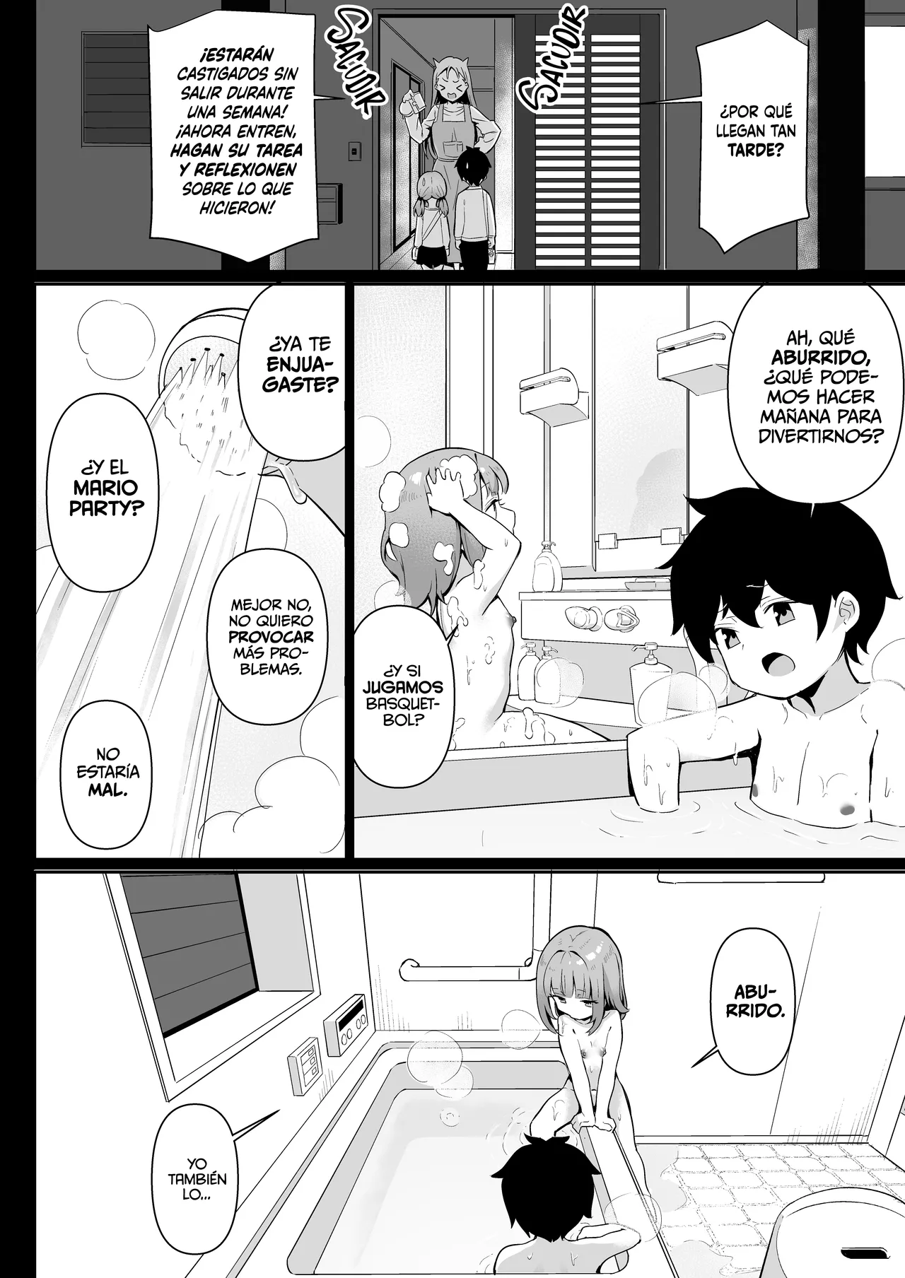 Chikubi Gottsunko kara Hajimaru Imouto to no H na Asobi | Jugando con los Pezones de mi Hermana page 10 full