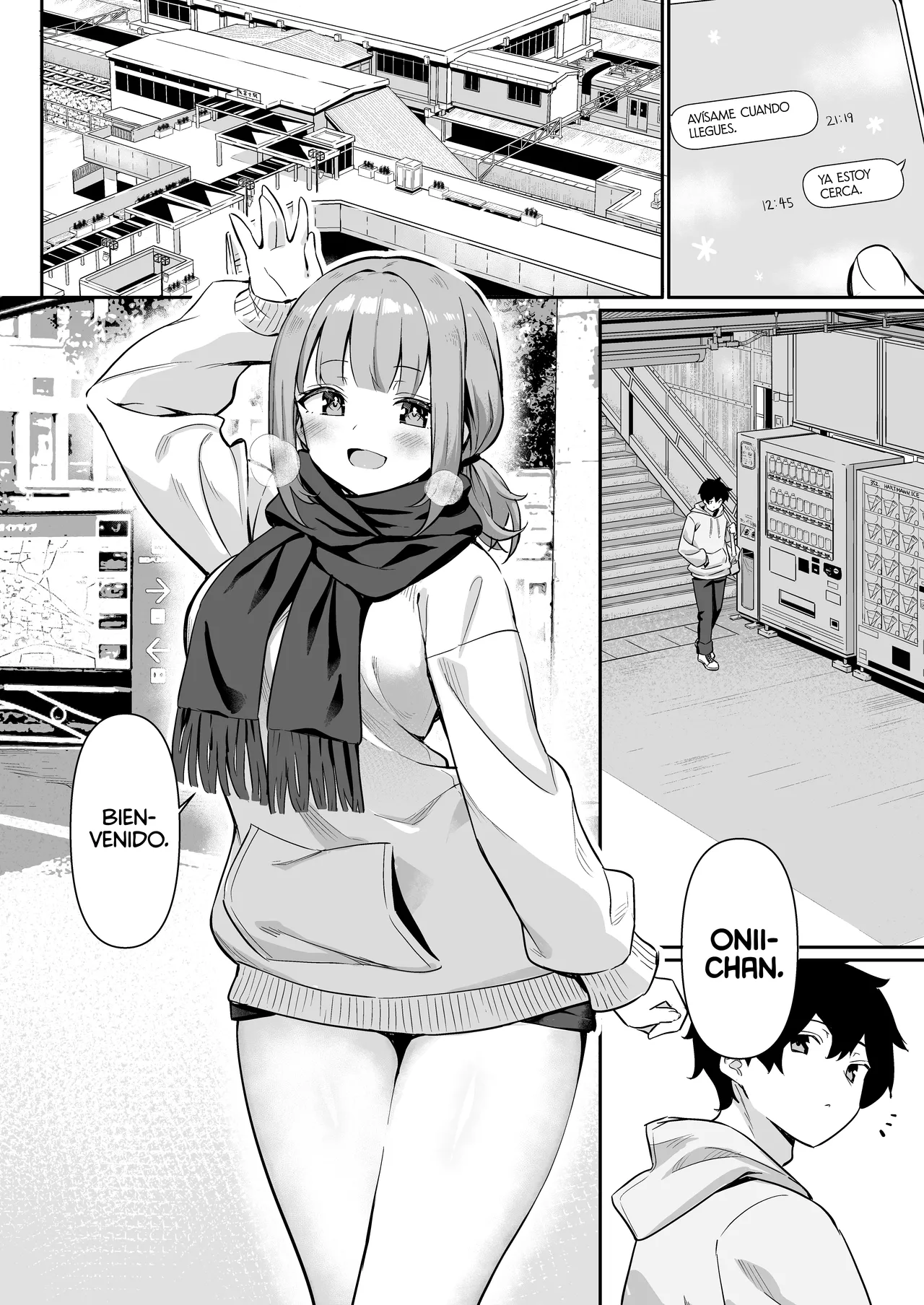 Chikubi Gottsunko kara Hajimaru Imouto to no H na Asobi | Jugando con los Pezones de mi Hermana page 4 full
