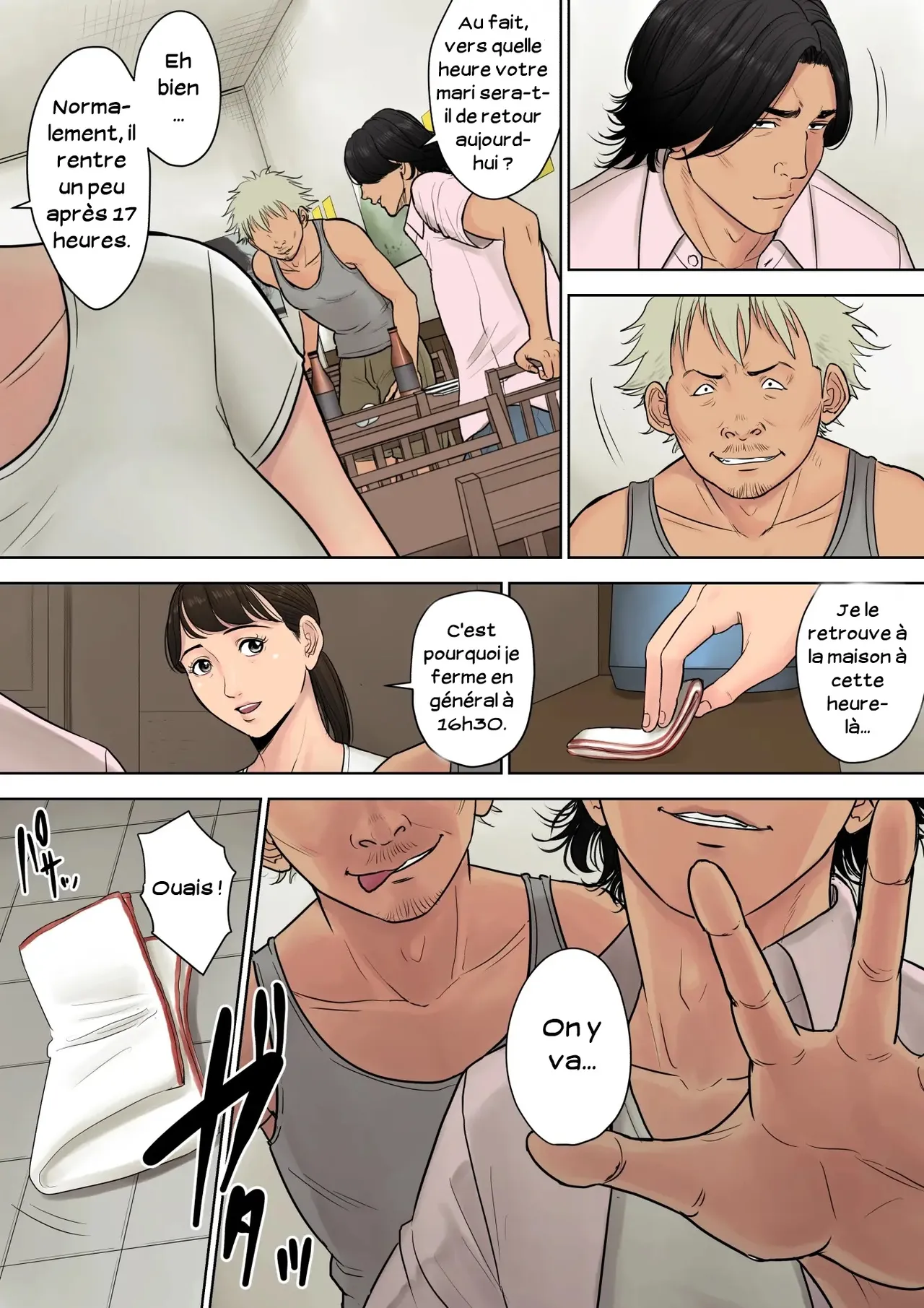Tokai kara Kita Otoko ~Kowasareta Inaka Tsuma~ | Deux citadins violent une paysanne page 9 full