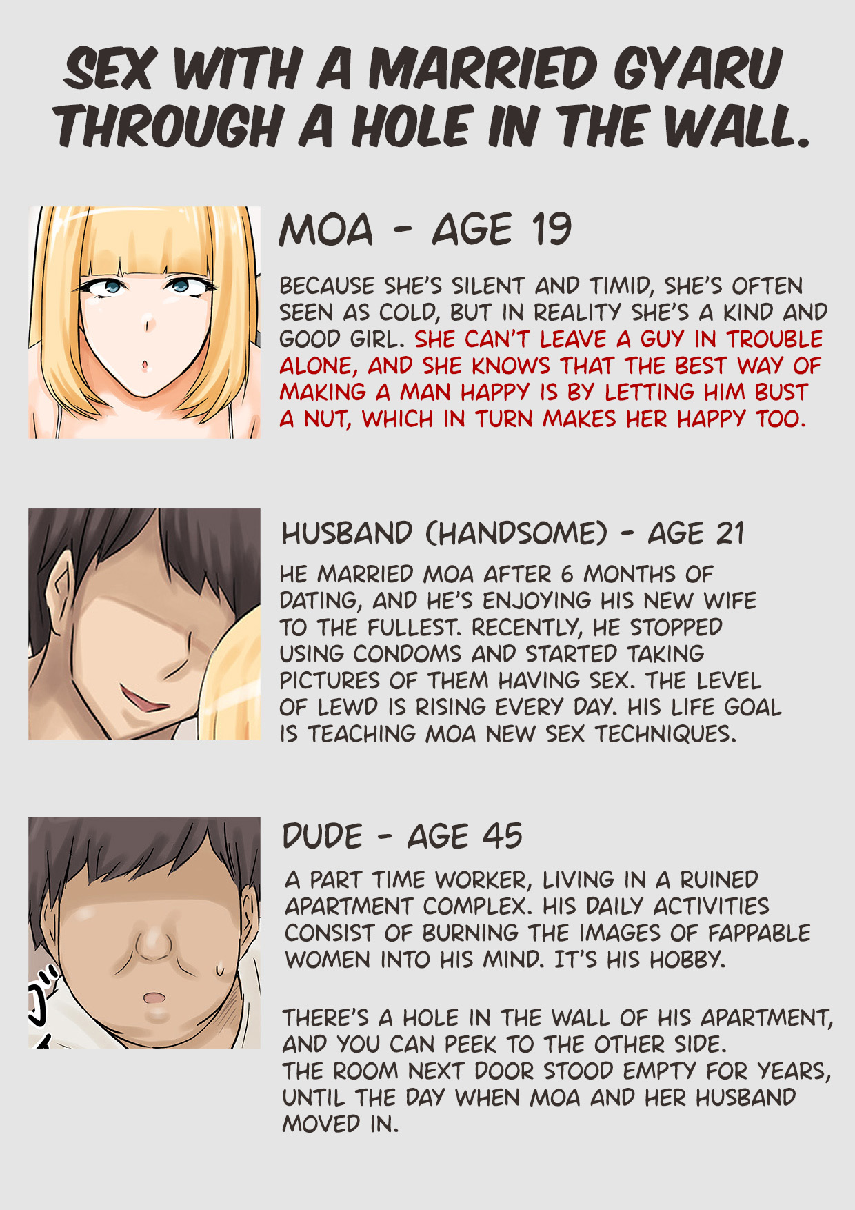 Otto Mochi no Gyaru to Kabeana Kara Sex | Sex With a Married Gyaru Through a Hole in The Wall. page 3 full