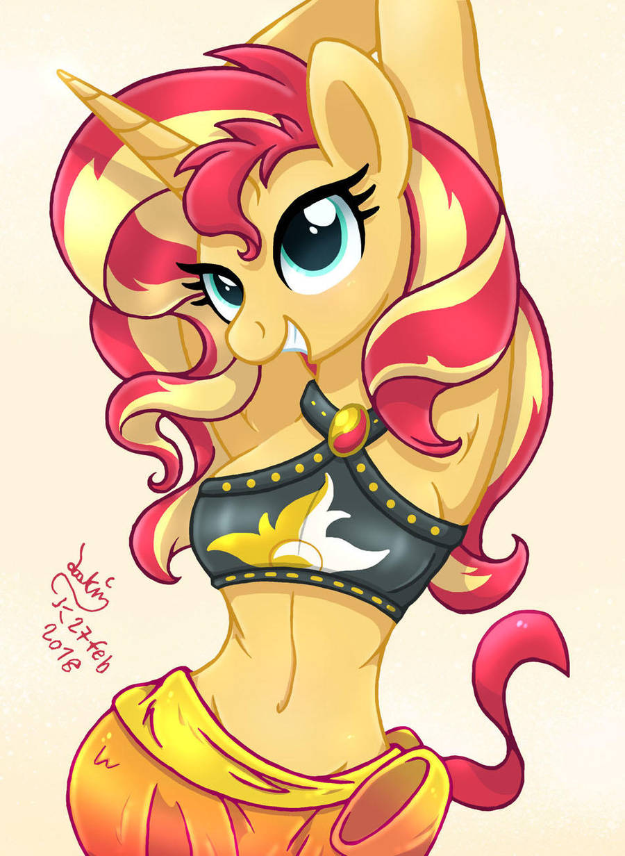 Sunnset Shimmer and the Sirens   My little Pony page 12 full