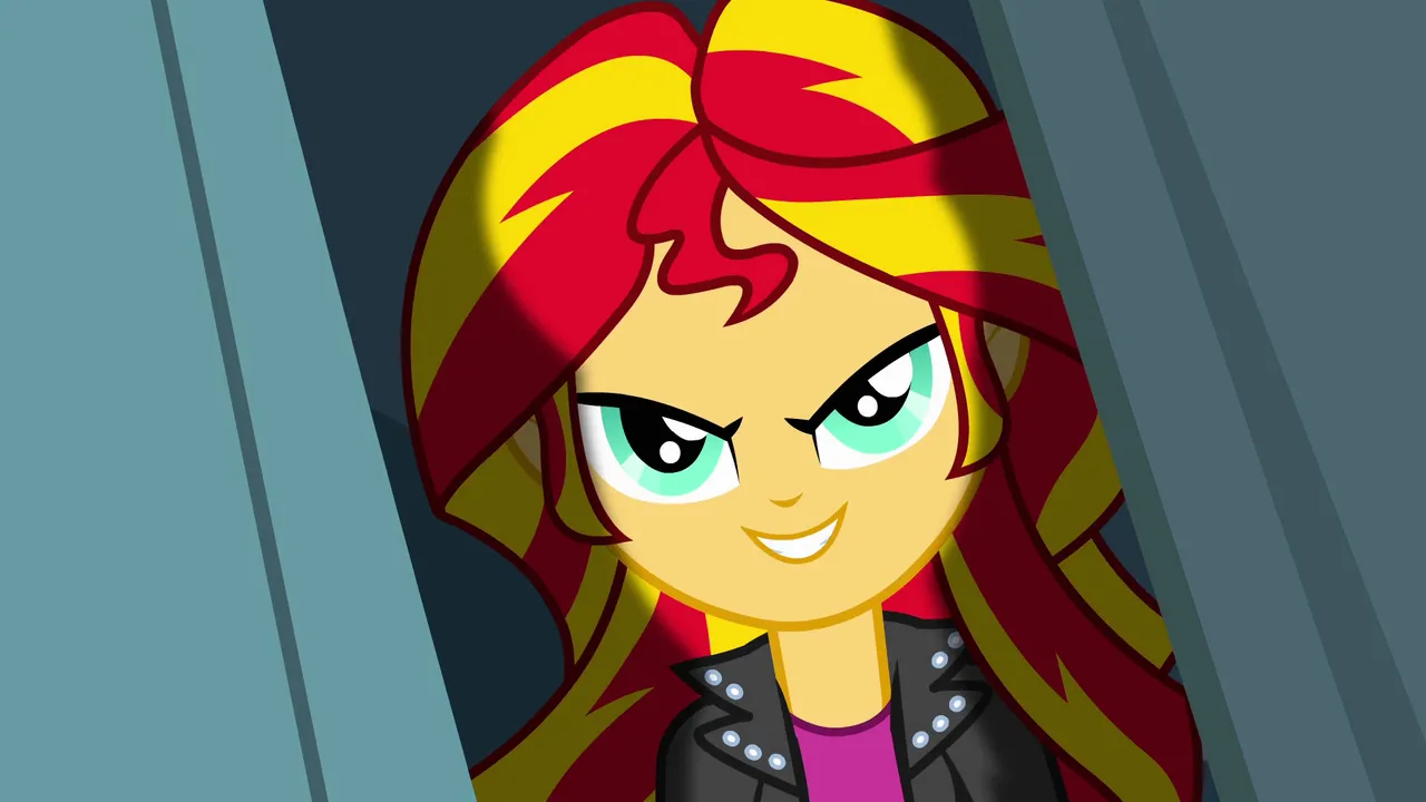 Sunnset Shimmer and the Sirens   My little Pony page 2 full