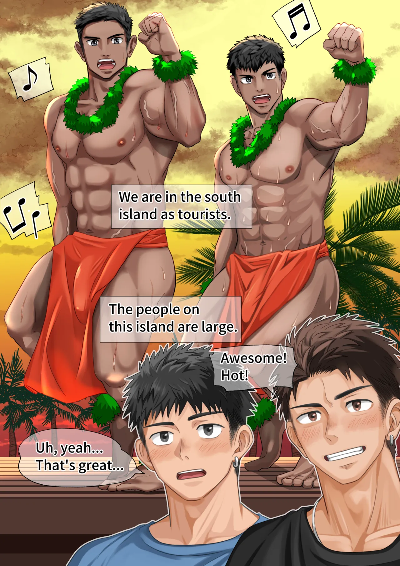 南の島でお金を払うとSEXしてくれた話【ENG】 page 11 full