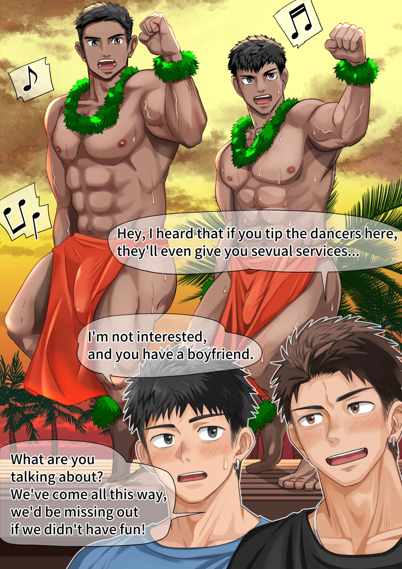 南の島でお金を払うとSEXしてくれた話【ENG】 page 12 full