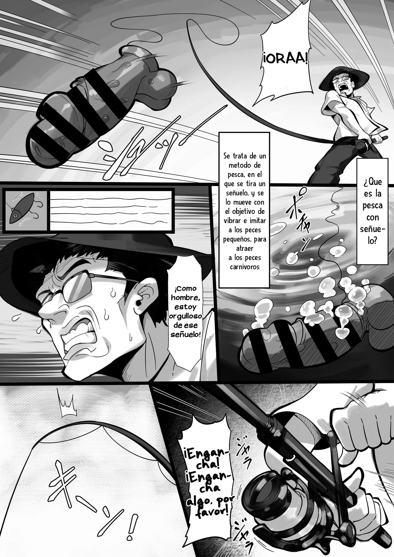 Ore no Sao de Kyonyuu ga Tsureta Ken - Black Sea Bream｜Atrapé a una Chica de Grandes Pechos con Mi Caña - Besugo Negro page 5 full