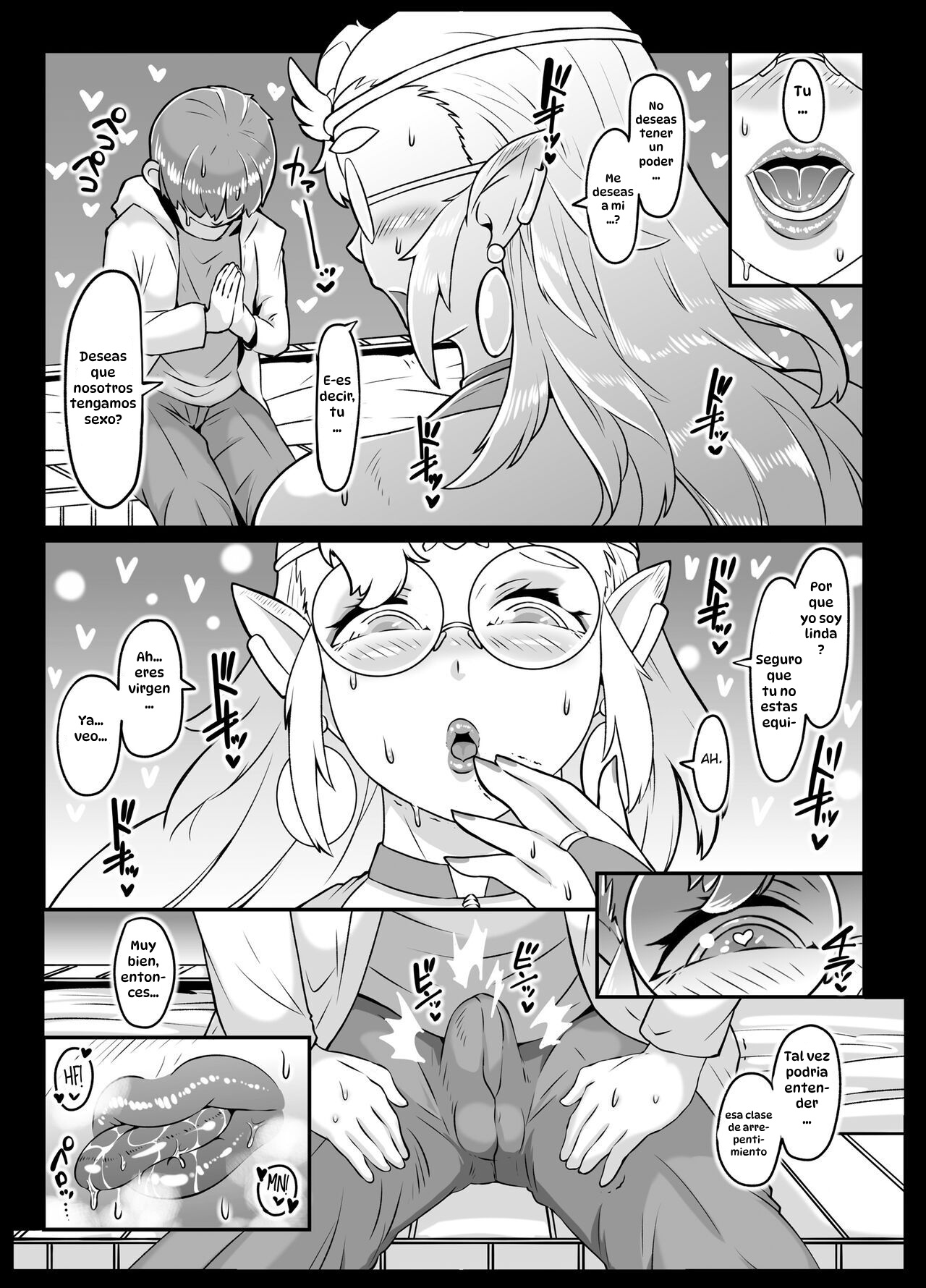 Isekai Tensei no Megami-sama to Noukou Jounetsu Fudeoroshi Seikou｜Mi Intensa y Apasionada Primera Vez Fue con la Diosa que me Reencarnó en Otro Mundo page 9 full