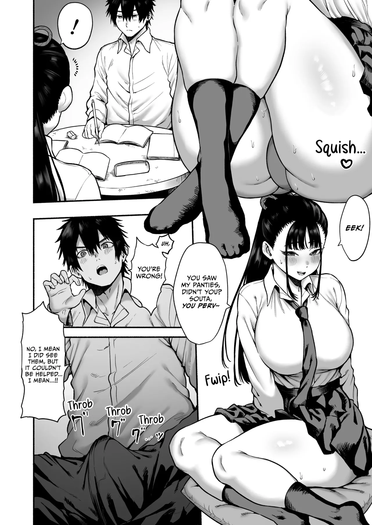Kyonyuu Osananajimi Kanojo ni Yuuwaku sarete Icha Love Oho Ecchi suru Hanashi | Getting Seduced into Lovey-Dovey Sex by My Busty Childhood Friend Girlfriend page 5 full