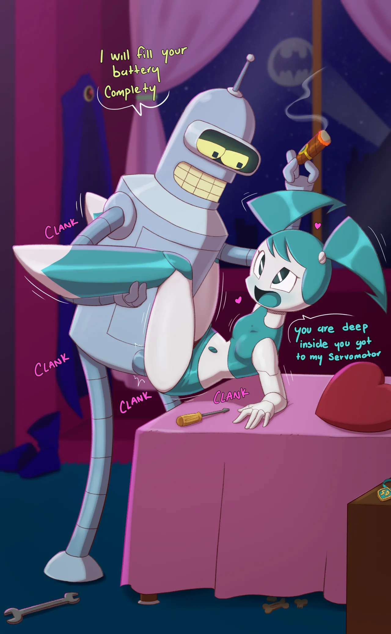 Teenage Robot Love page 2 full