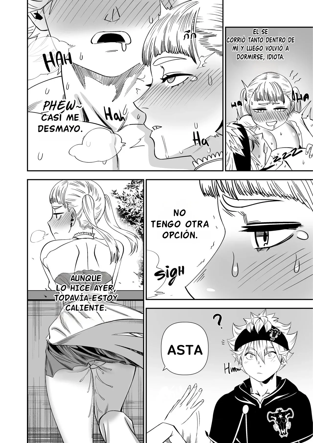 Black CLover Doujin | BLACK CLOVER ~Entrenando con Noelle~ page 12 full