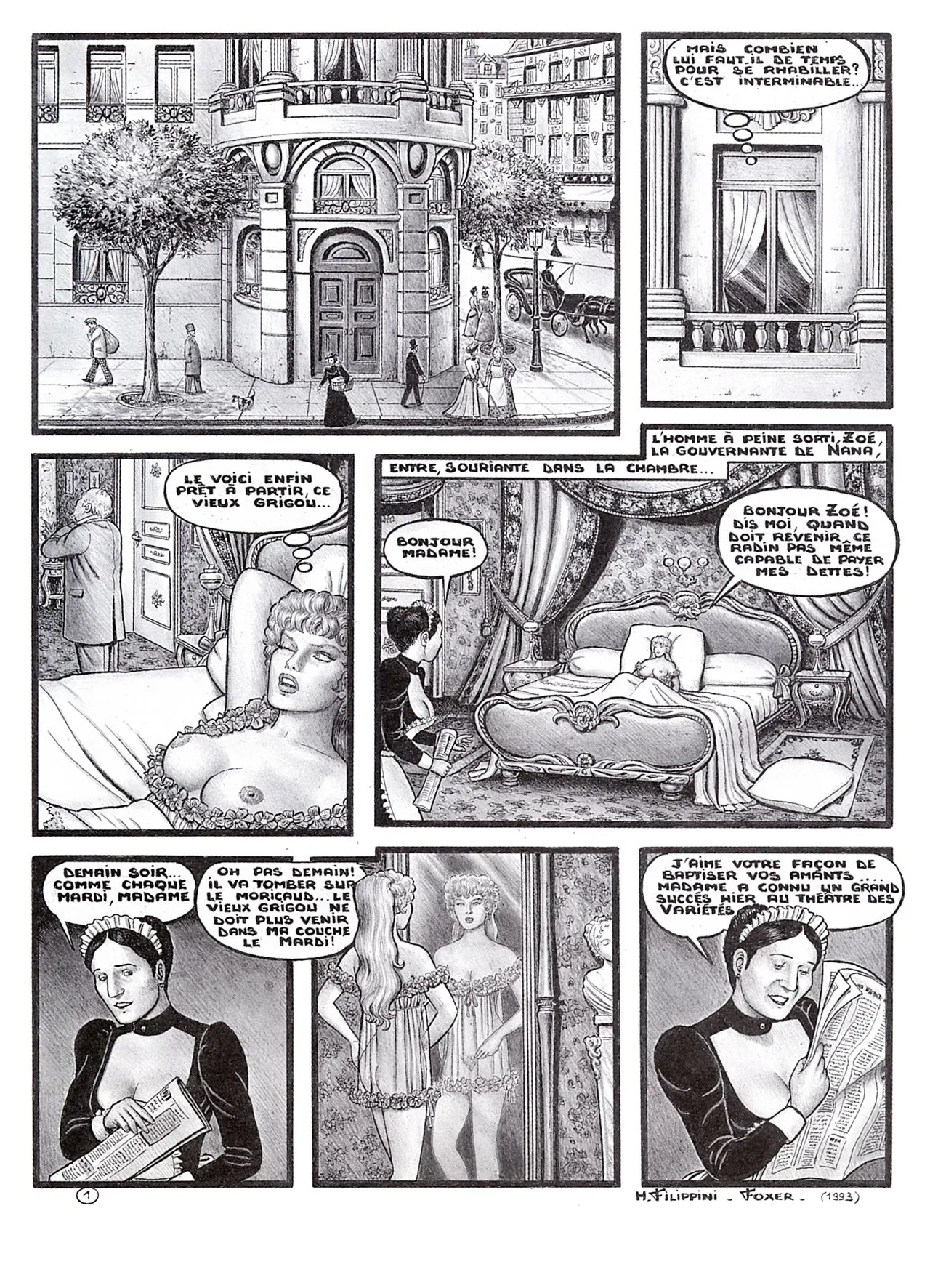 Foxer  & Henri Fillipini & Émile Zola - Nana page 2 full