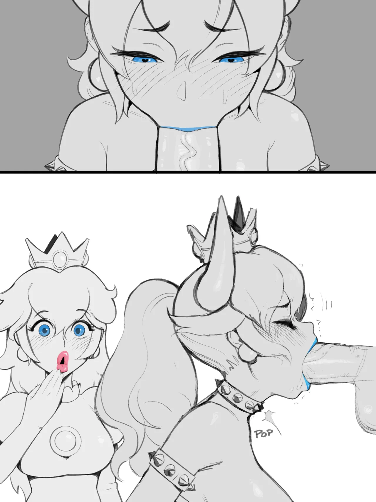 Candyseal / MadAbalone  and RisenHentaiDemon  P&B BJ Competition page 10 full