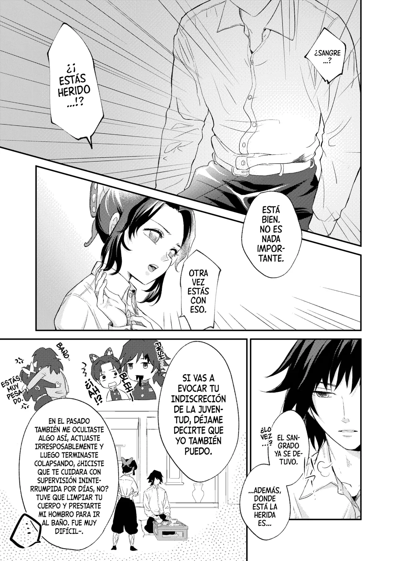 Sore wa Kizu ka Hoteri ka Kaeri Chi ka | ¿Es Un Rasguño, Sensación de Ardor o Un Chorro de Sangre? page 8 full
