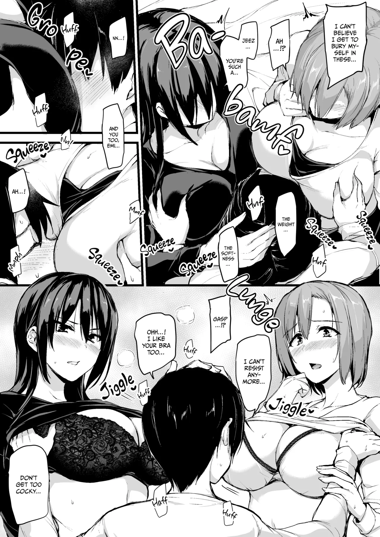 Kyonyuu Ga Futariinai To Bokkishinai Otto No Tame Ni Tomodachi O Tsuretekita Tsuma Chapter 1-3 page 10 full
