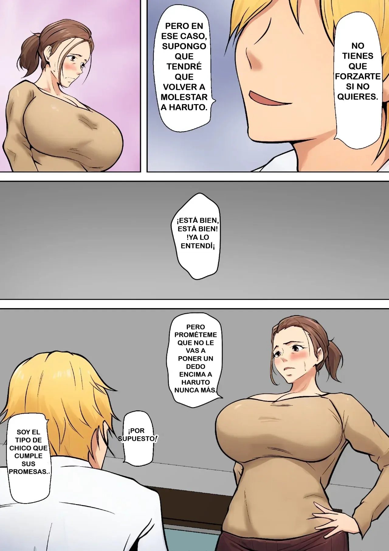 Musuko no Tomodachi to no Giji Renai｜Pseudo Romance con el Amigo de Mi Hijo page 12 full