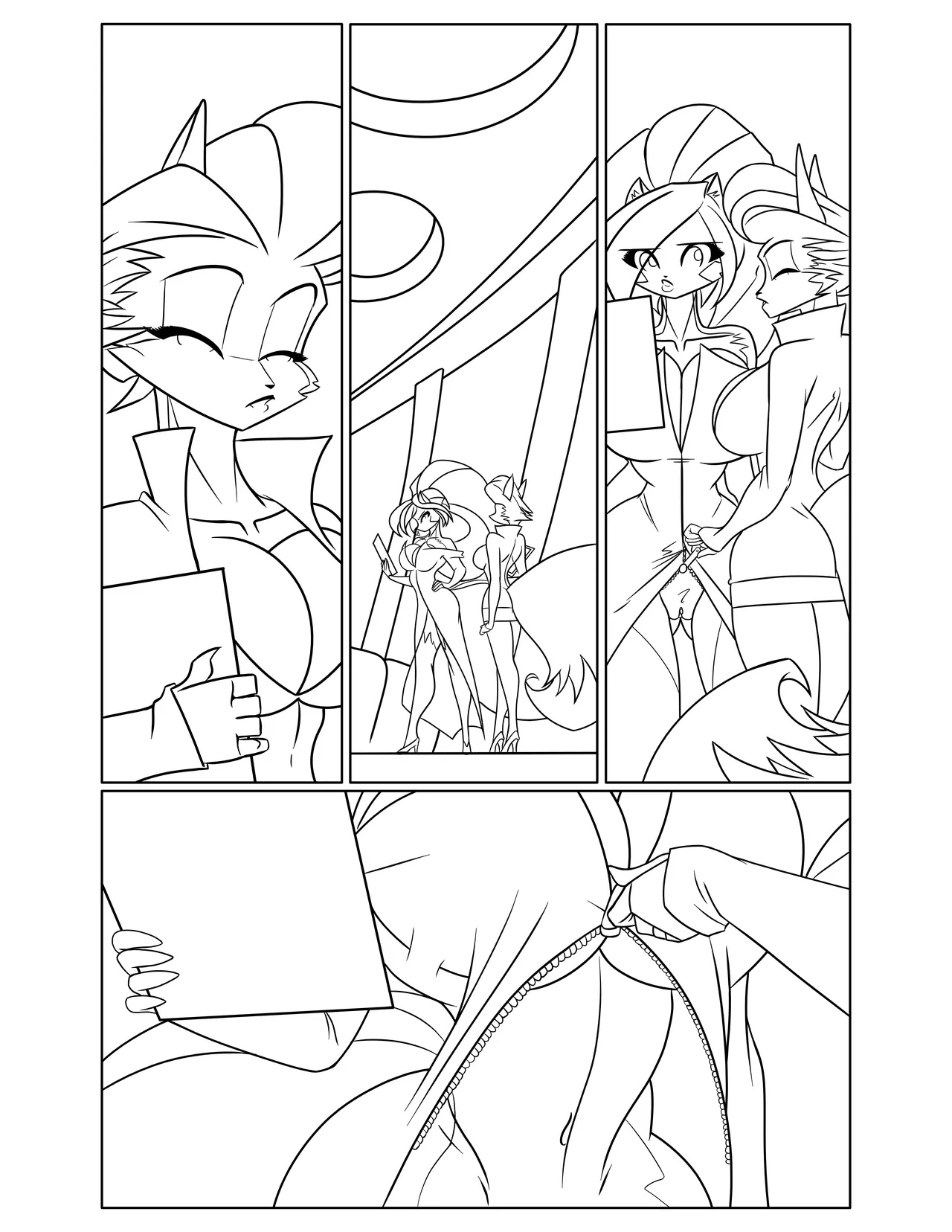 Chloe & Persephone Art Progression page 3 full